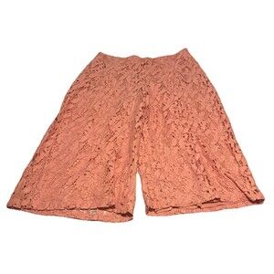 Lane Bryant Pink Lace Culotte Crop Pants Women’s Size 18/20